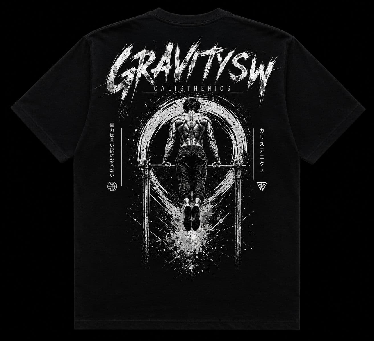 T-Shirt — Black — view 2