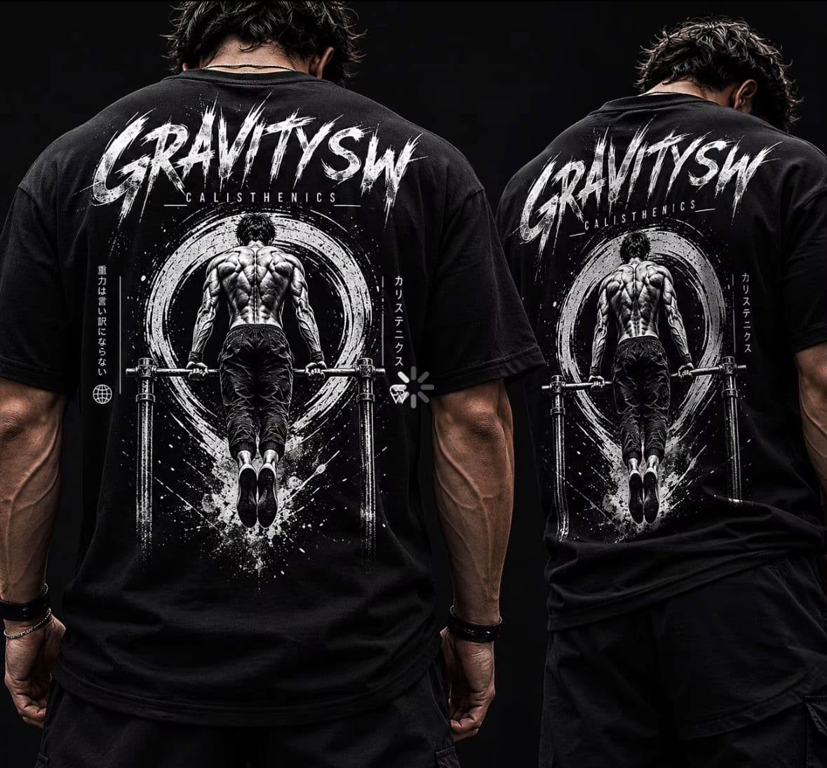 T-Shirt — Black — view 3